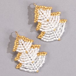 Triangle Ascent Earring Feathering